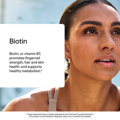 Thorne Biotin label closeup emphasizing third-party certification for reliable quality