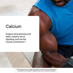 THORNE Calcium label shows allergen-free purity and safety