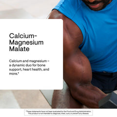 THORNE Calcium-Magnesium Malate capsules for daily gluten-free use.