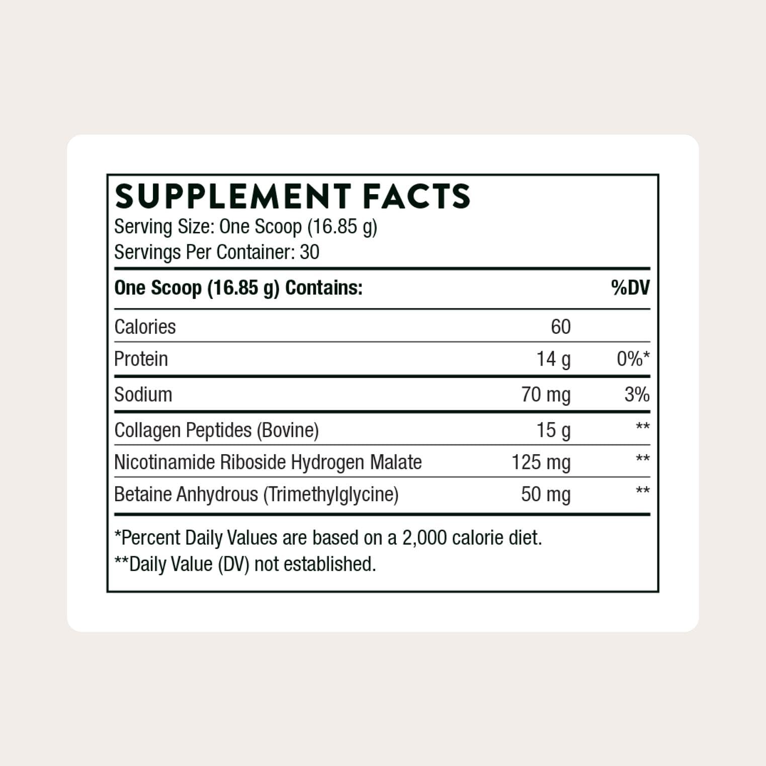 Thorne Collagen Fit scoop beside tub for easy daily serving