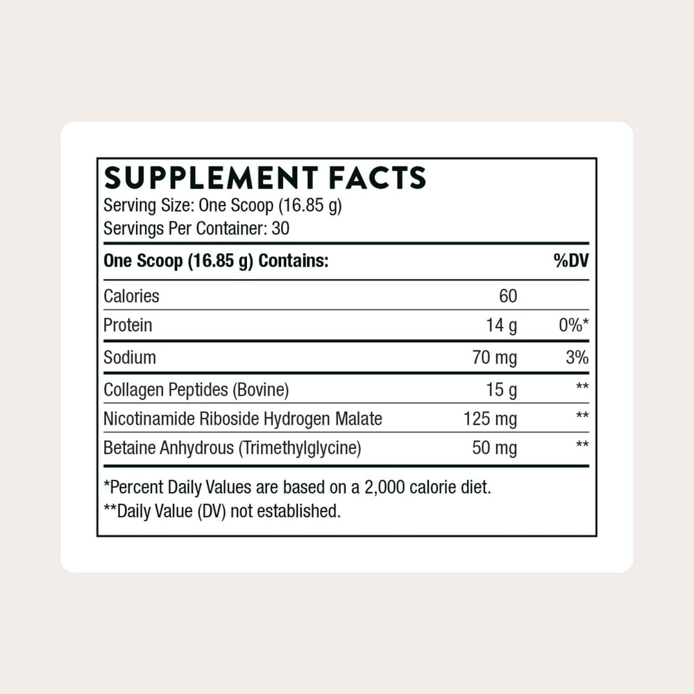 Thorne Collagen Fit scoop beside tub for easy daily serving