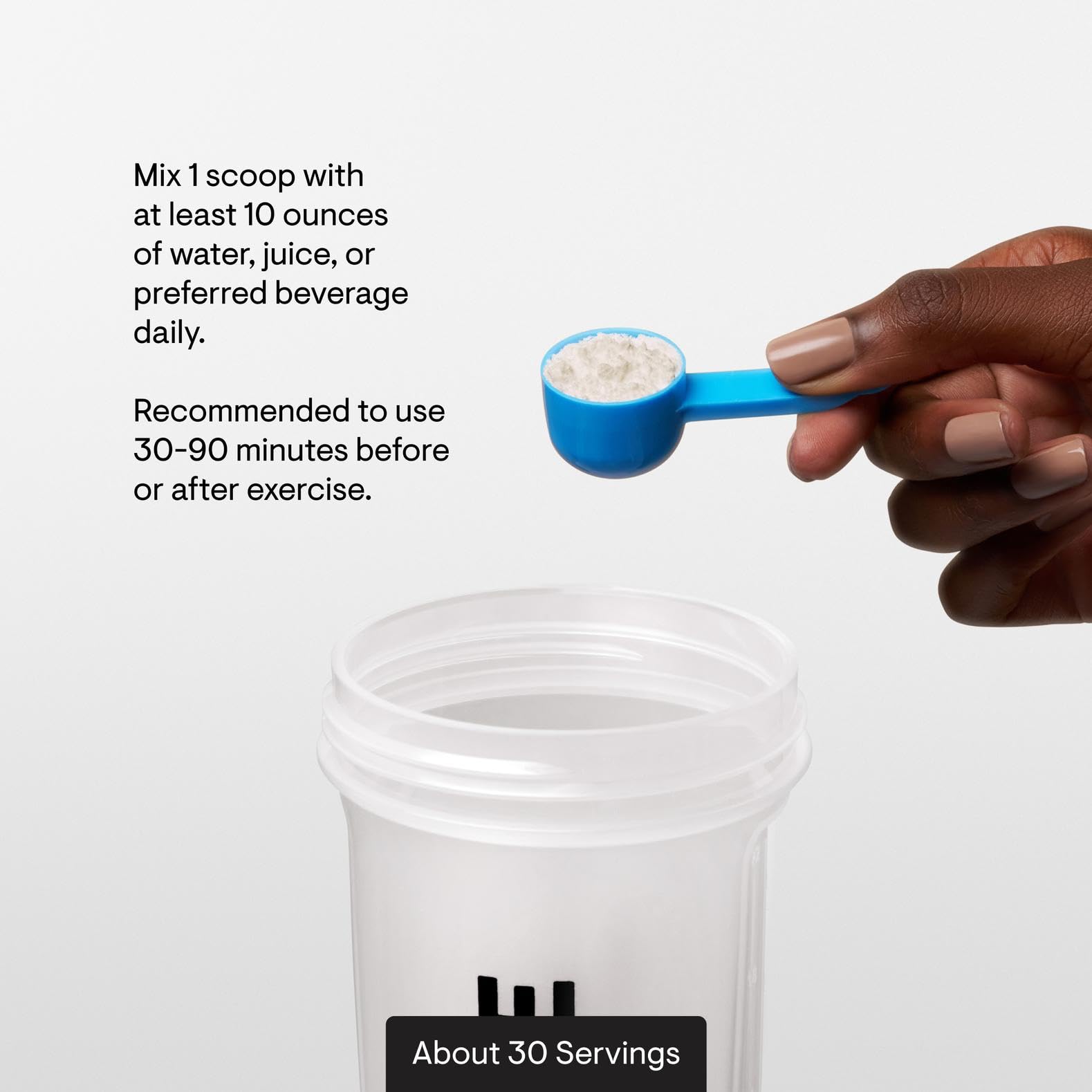 Athlete mid-workout using THORNE Creatine + BCAAs for endurance