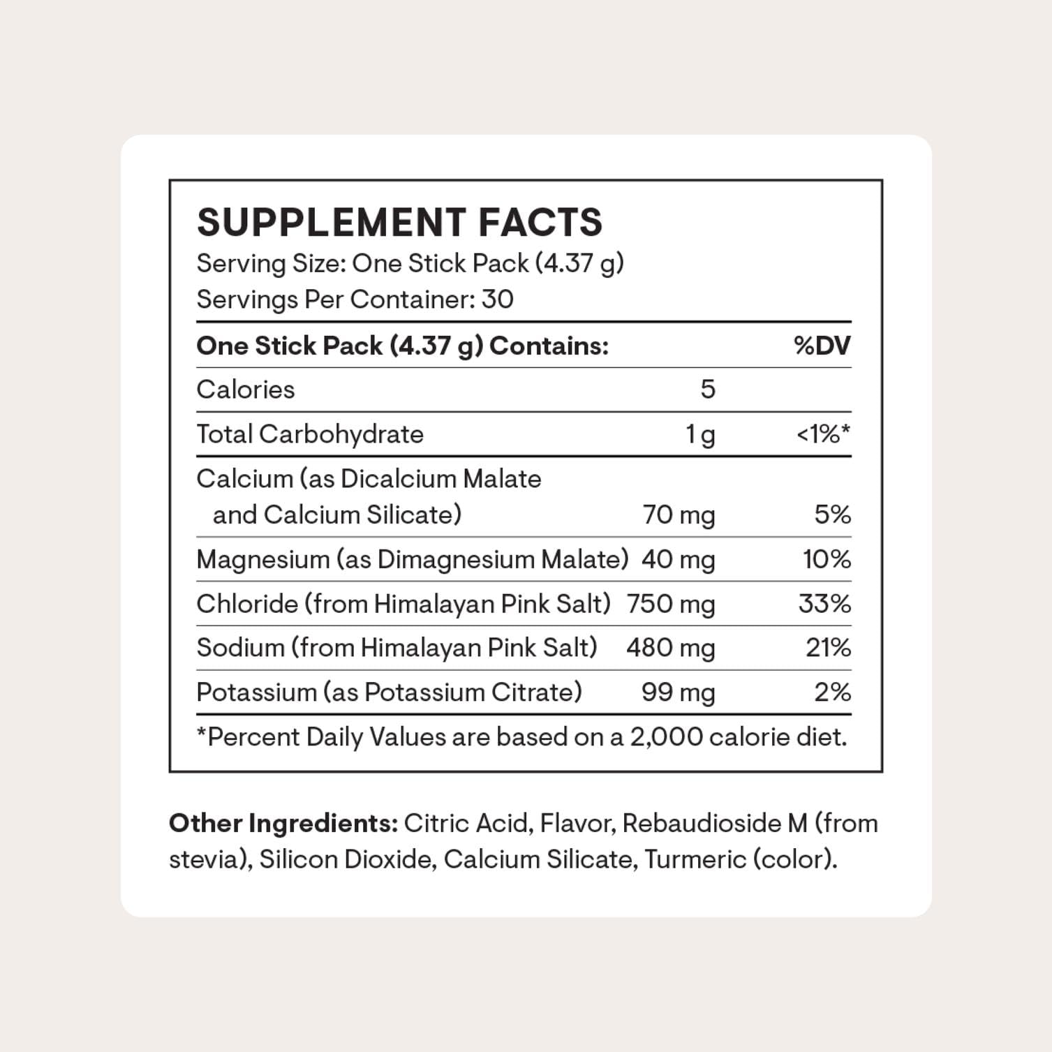 THORNE Daily Electrolytes bottle close-up highlighting natural flavors.