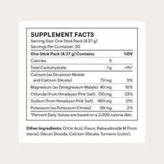 THORNE Daily Electrolytes bottle close-up highlighting natural flavors.