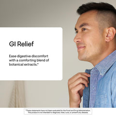 THORNE GI Relief ingredients: aloe vera and DGL for gentle mucilage.