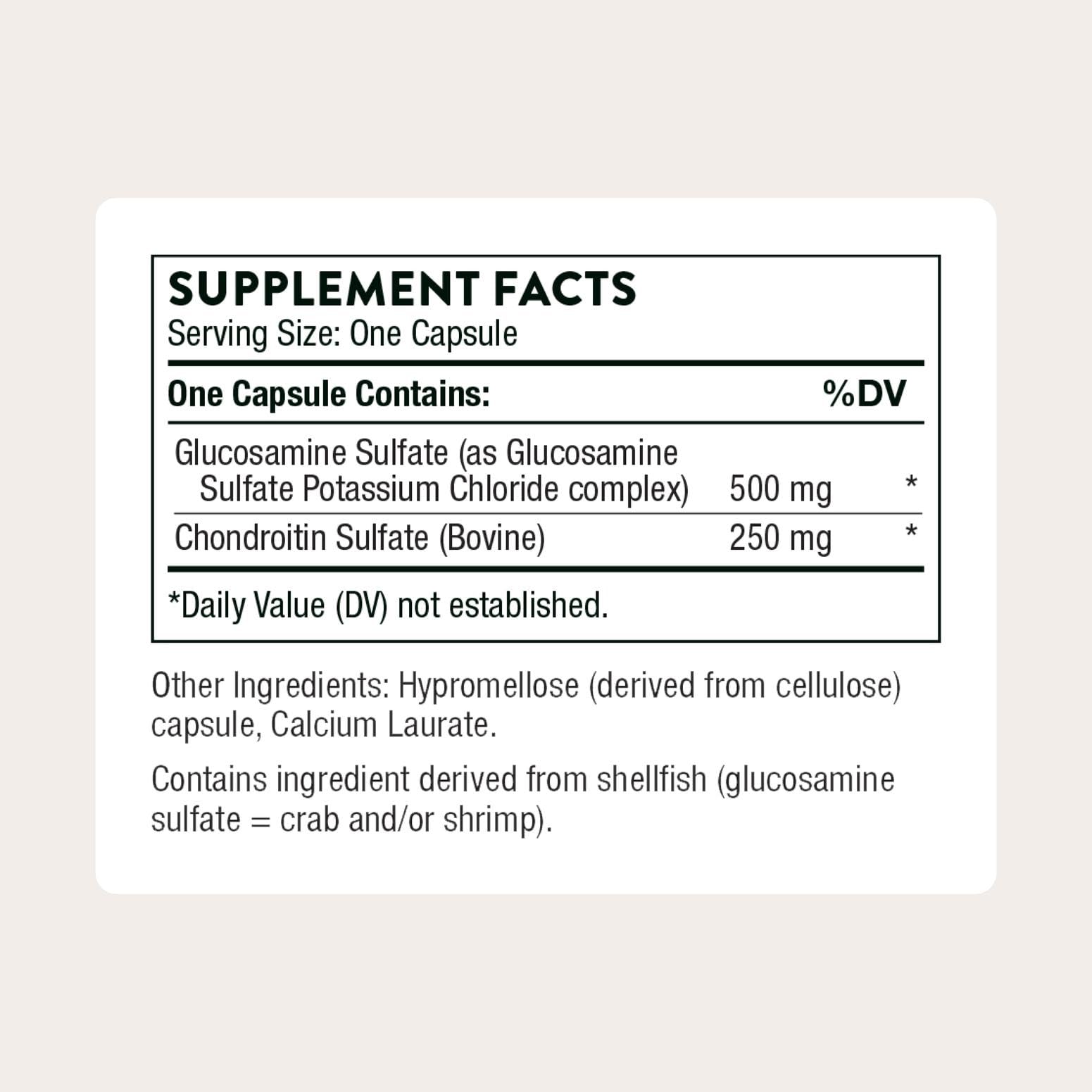Close-up of THORNE capsules suggests easy daily supplementation for mobility.