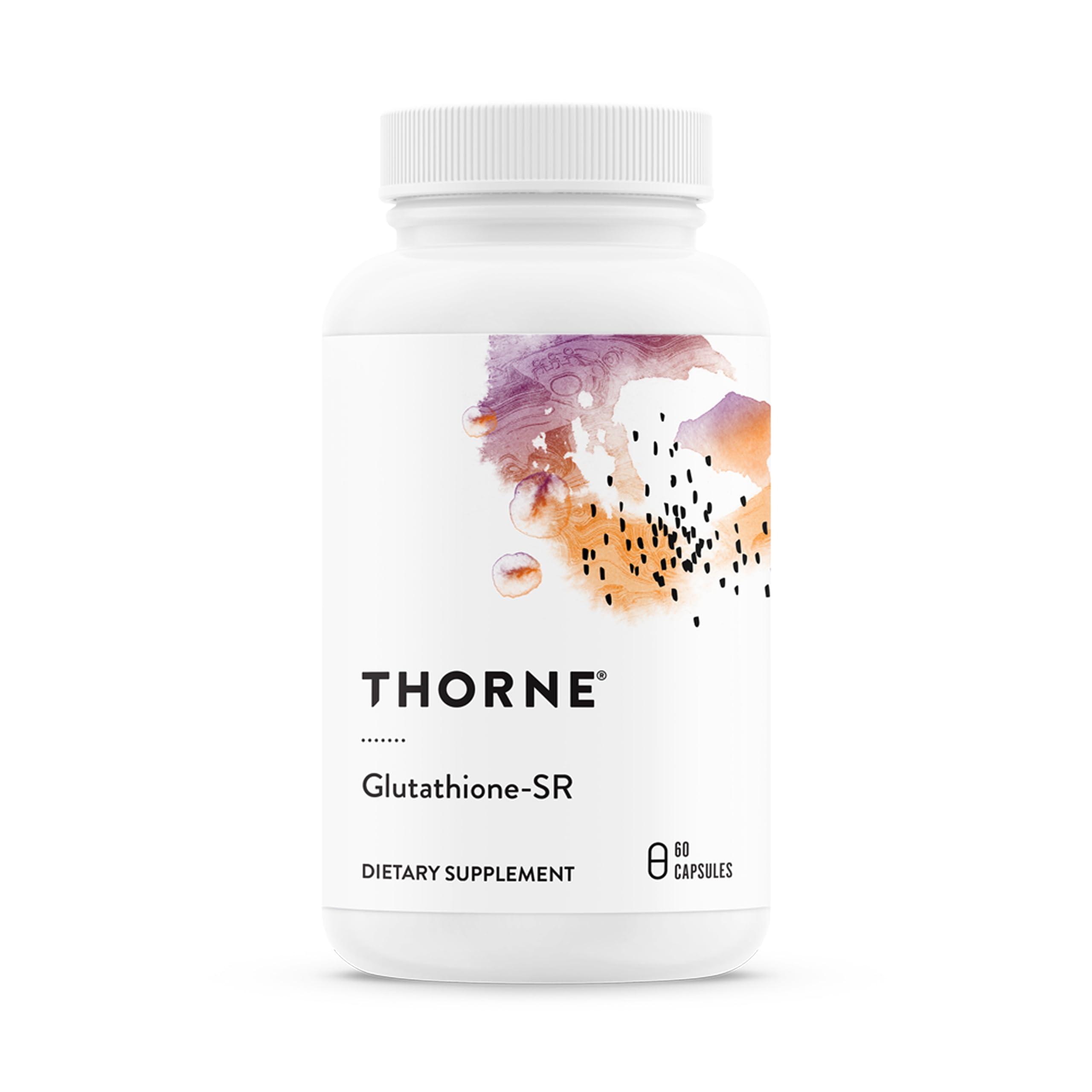 THORNE Glutathione-SR bottle front view highlighting antioxidant support