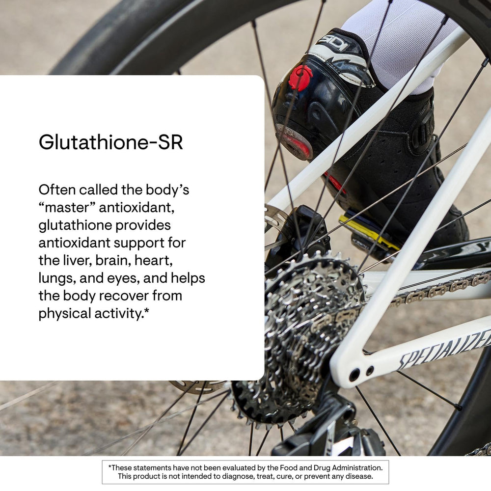 THORNE Glutathione-SR capsules close-up for daily antioxidant support