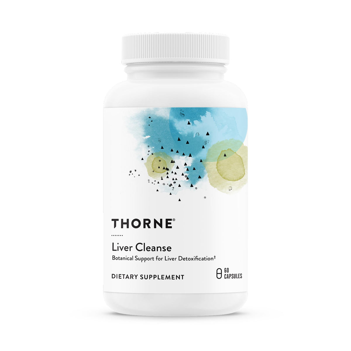 THORNE Liver Cleanse bottle front highlights detox support