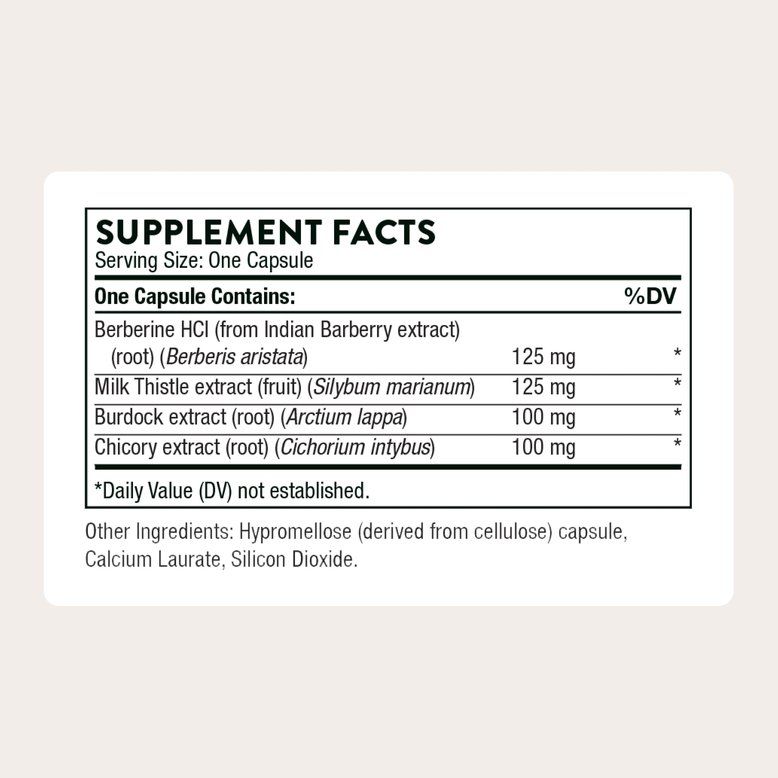 THORNE Liver Cleanse capsules close-up for daily detox