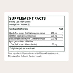 THORNE Meta-Balance bottle pour showing convenient daily dosing