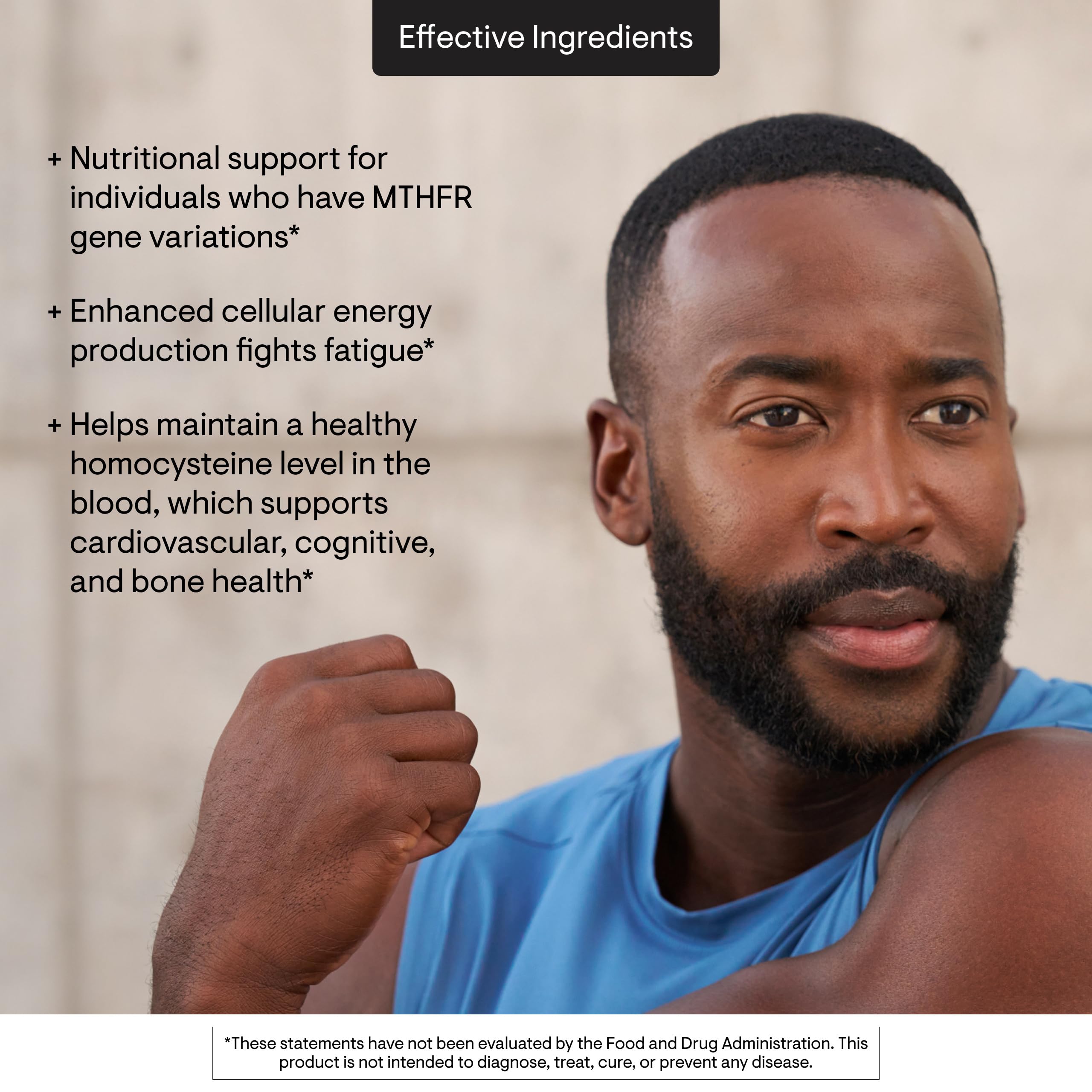Thorne label detail emphasizes active forms like 5-MTHF and methylcobalamin.
