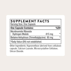 Thorne NiaCel 400 capsules ready for daily cellular energy support