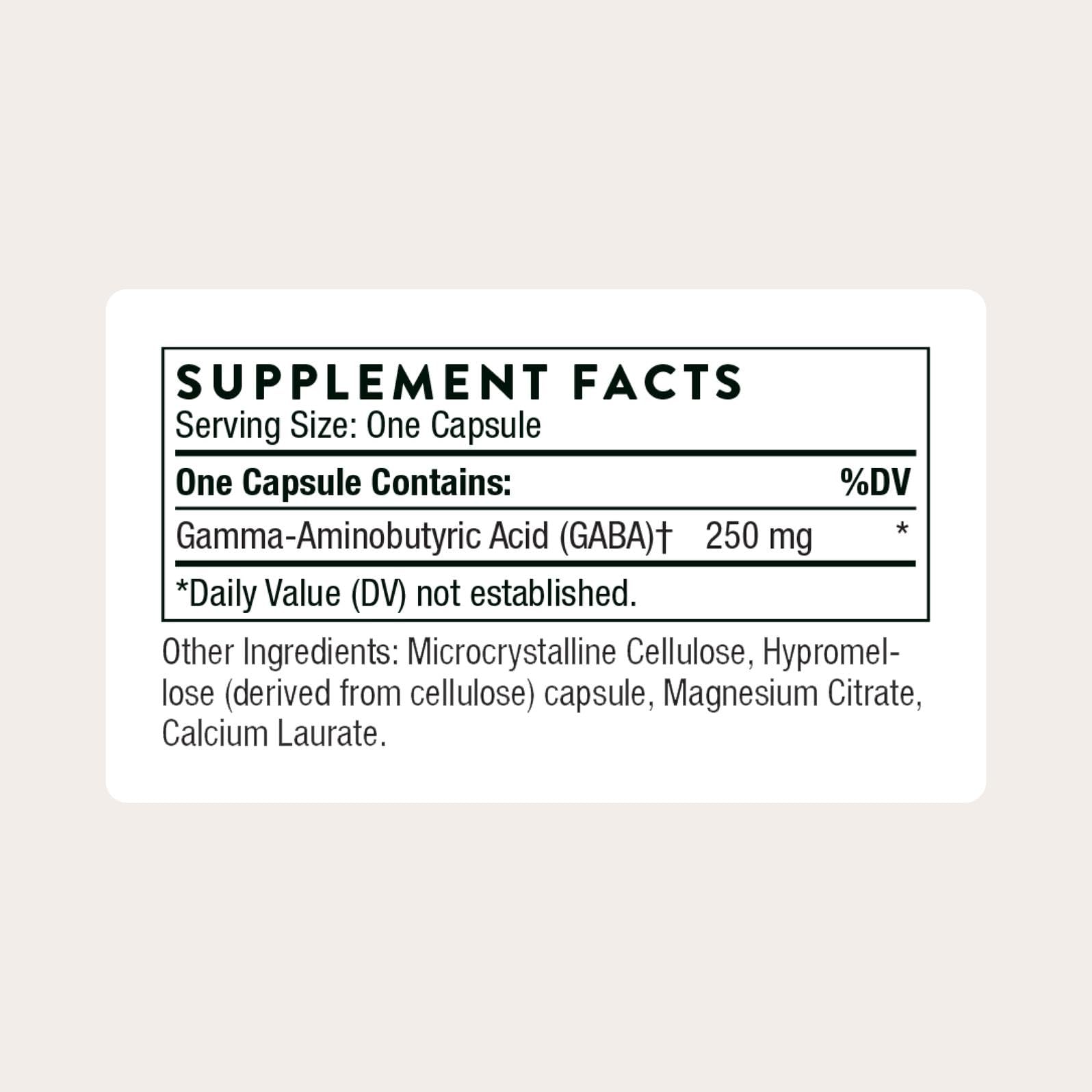PharmaGABA-250 capsules close-up for daily calm use.