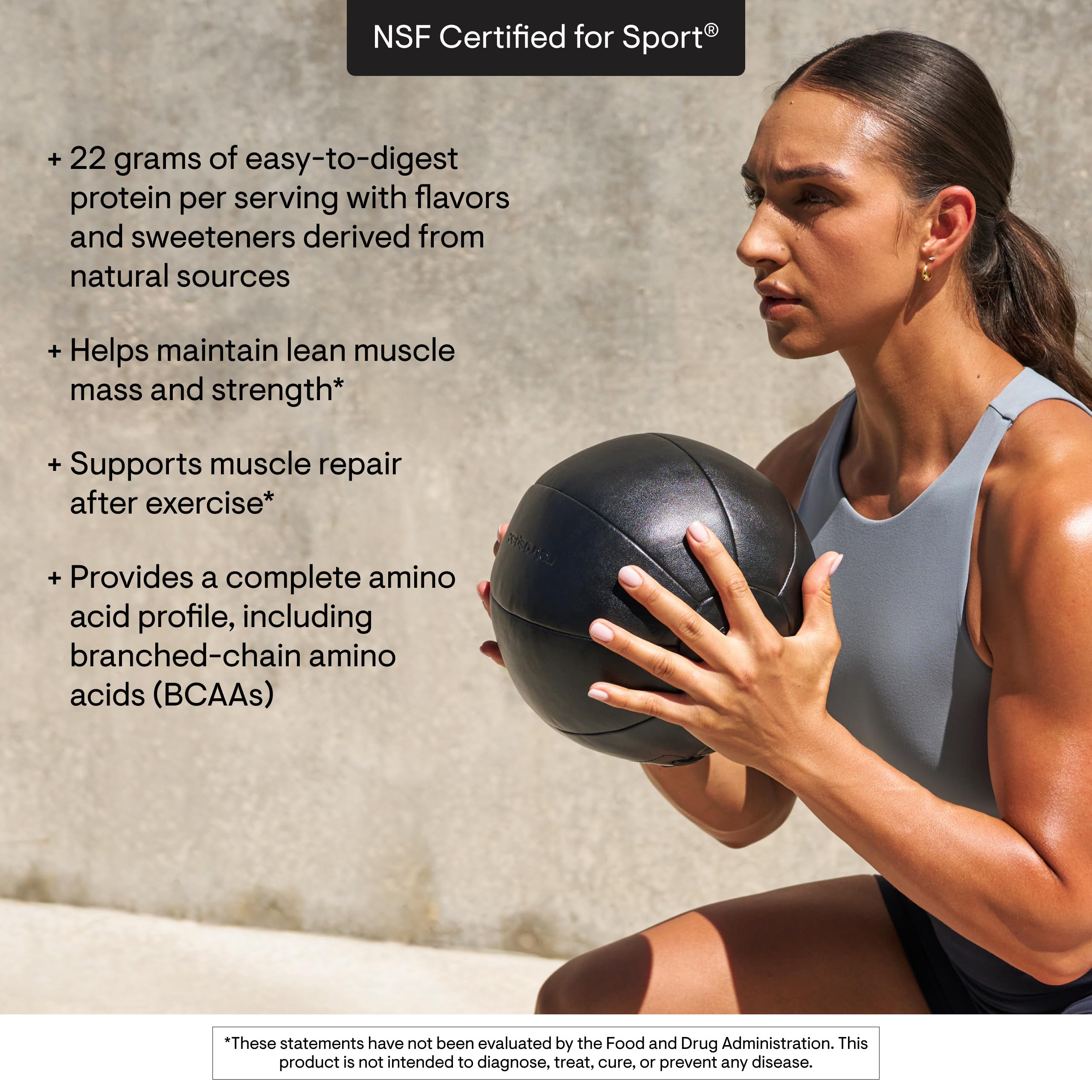 THORNE Plant Protein vanilla glass shake conveys a refreshing, low-sugar protein option.
