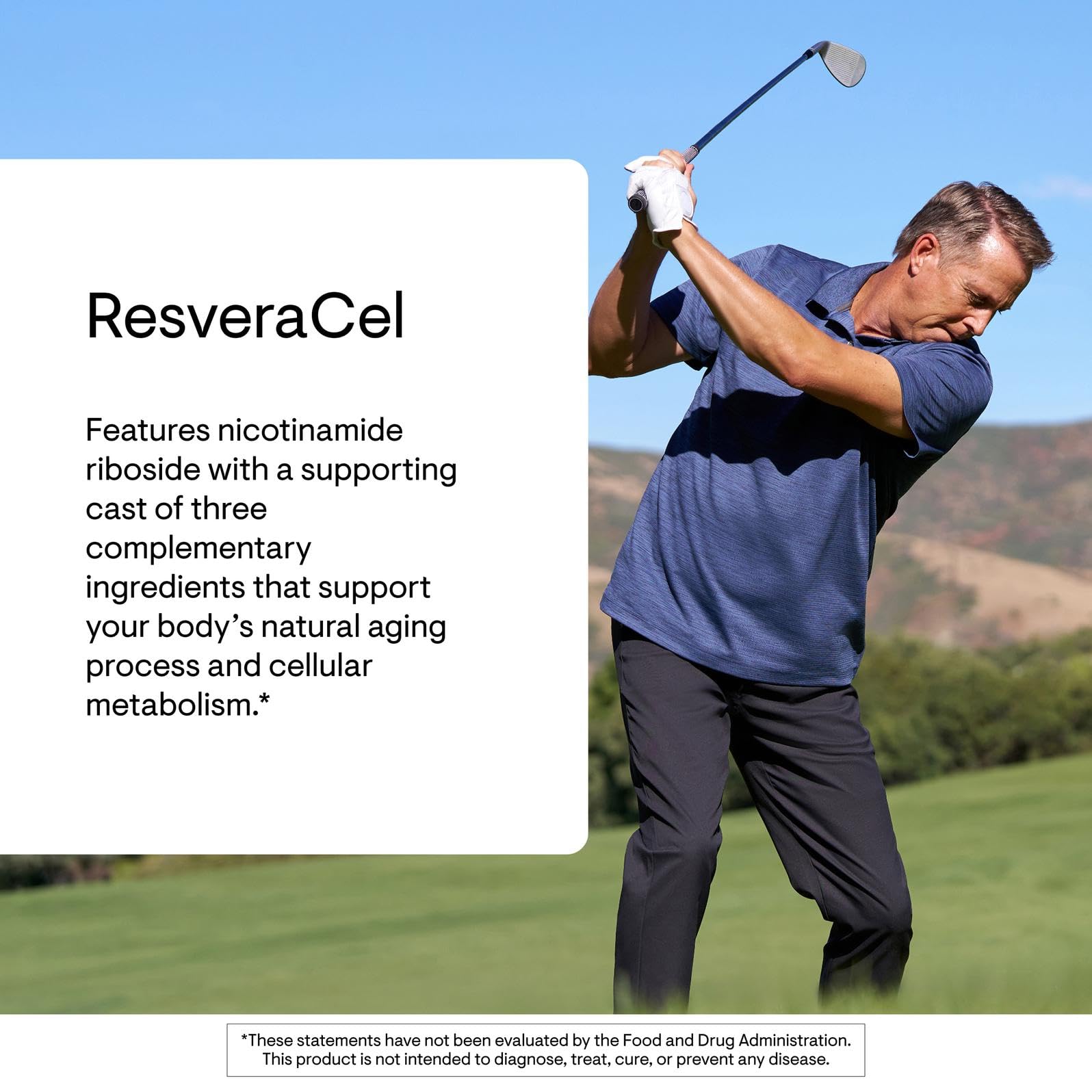 Thorne ResveraCel capsules pour demonstrating easy supplementation routine.