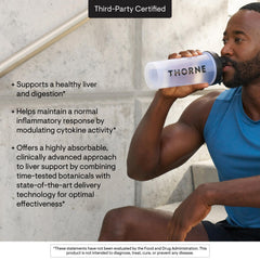 Thorne SAT third-party testing certificate label ensures transparency.