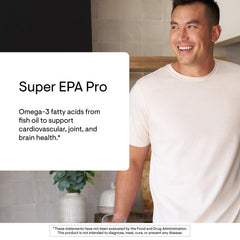 THORNE Super EPA Pro label closeup, third-party certified transparency.