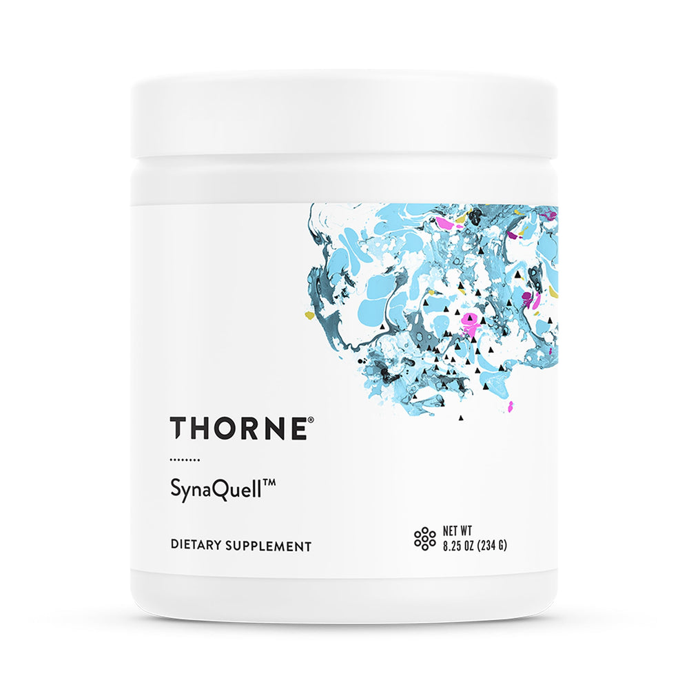THORNE SynaQuell brain-support bottle for daily cognitive wellness and focus.