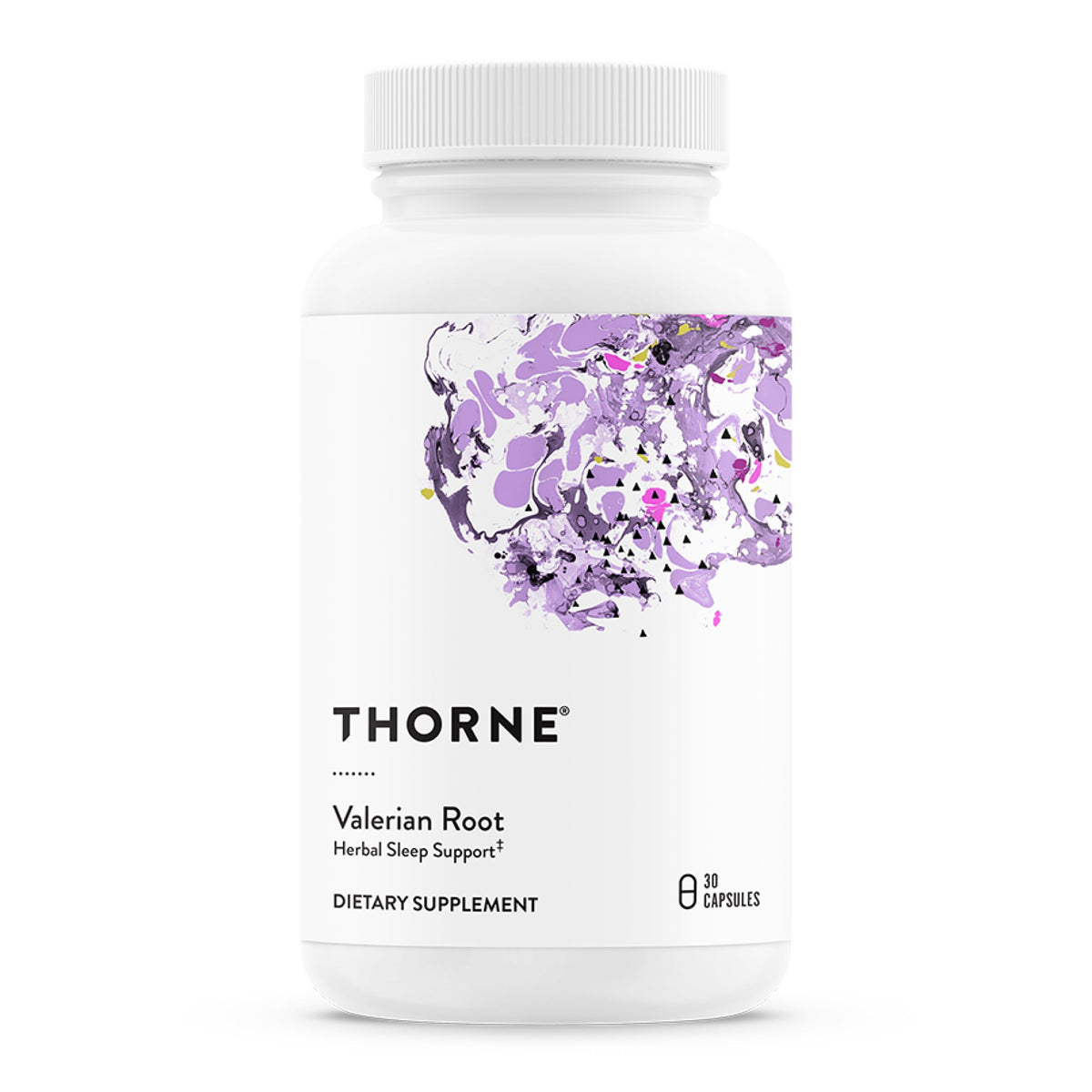 Thorne Valerian Root bottle ready for a calm night’s sleep