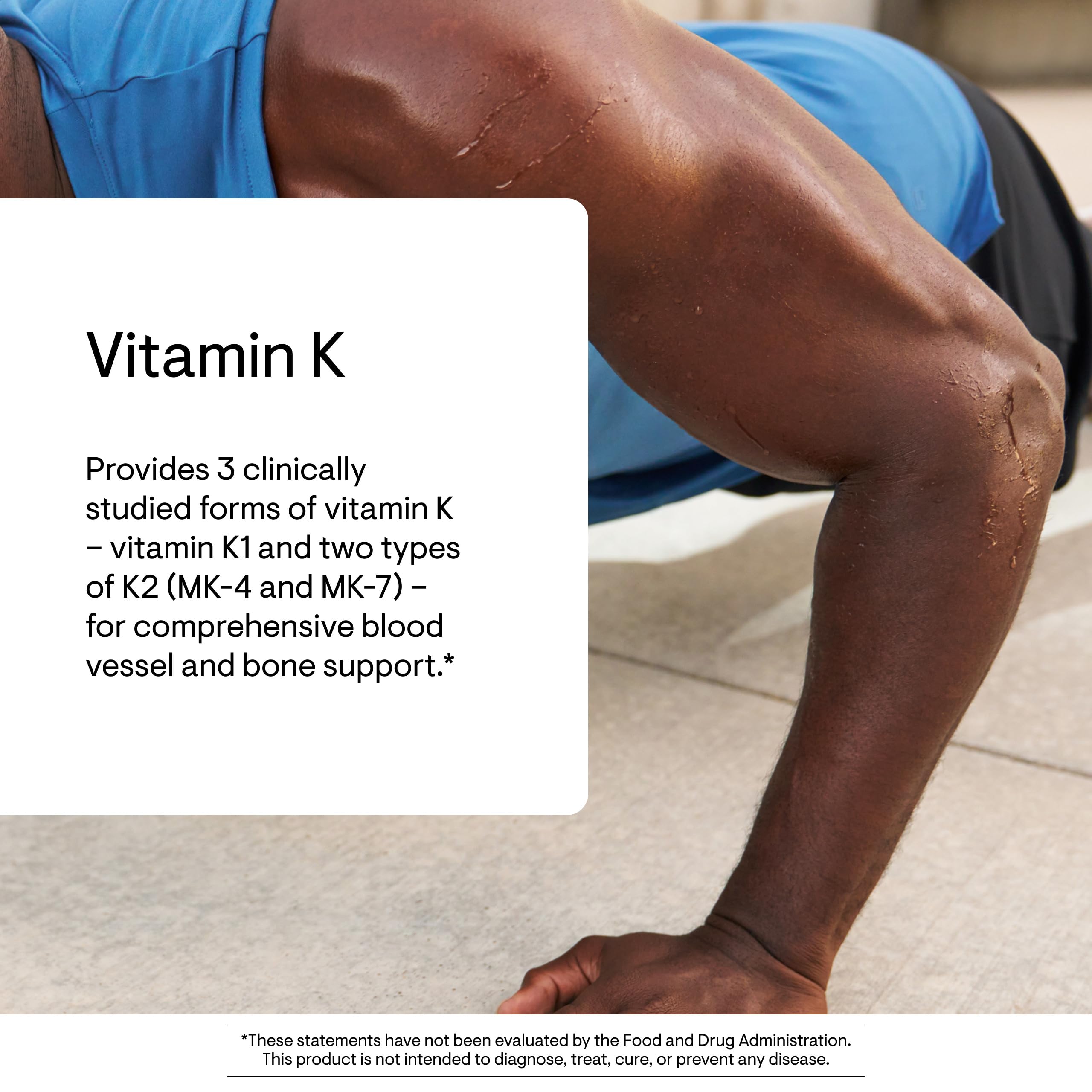 THORNE Vitamin K capsules close-up highlighting MK-4 and MK-7 forms