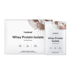 THORNE Whey Protein Isolate bottle with easy-to-digest protein for post-workout recovery