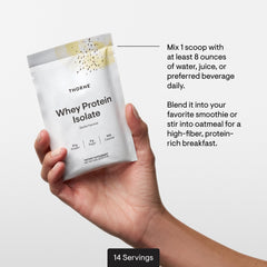 THORNE Whey Protein Isolate athlete shaking after training for muscle support