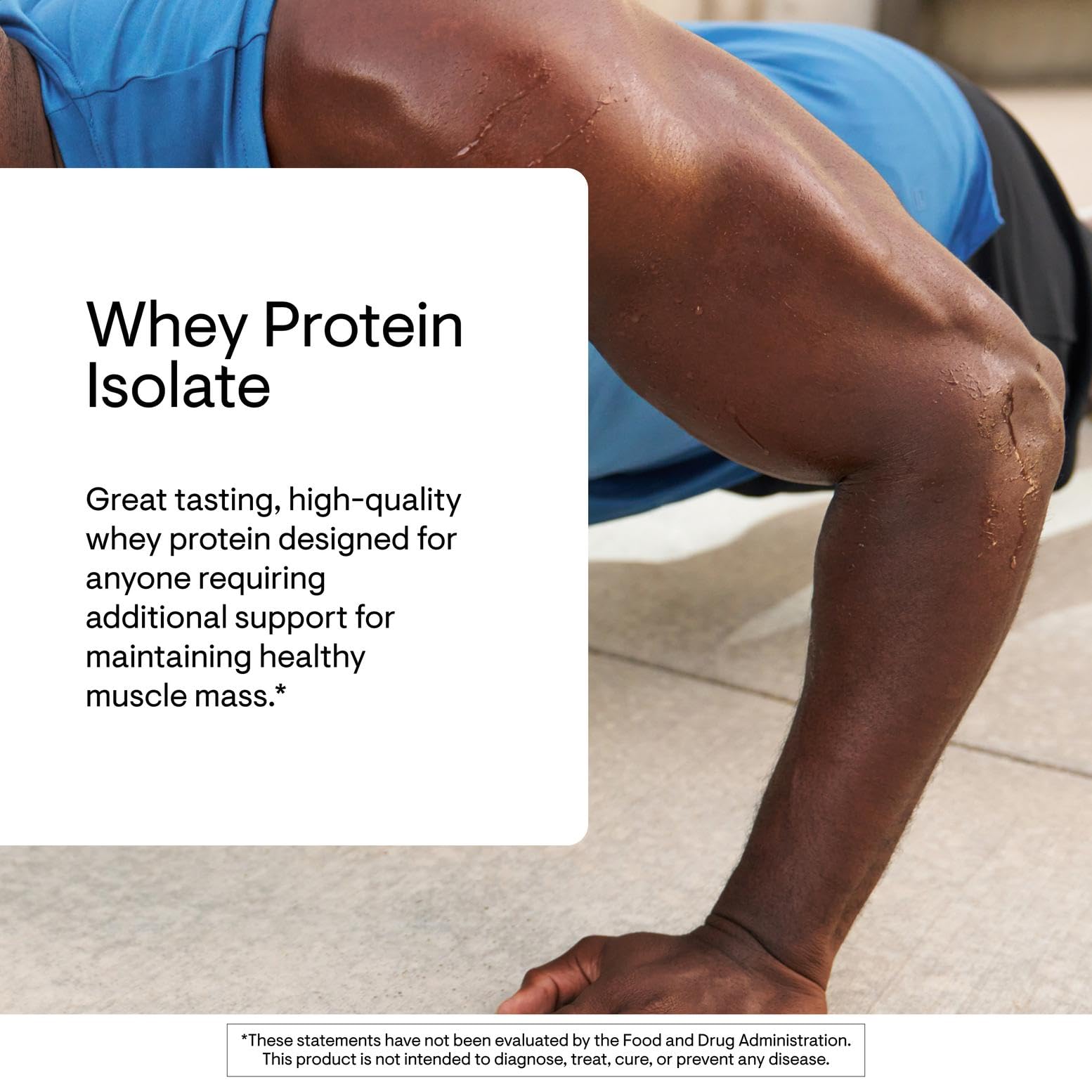 THORNE Whey Protein Isolate nutrition label highlights 21 g protein per serving