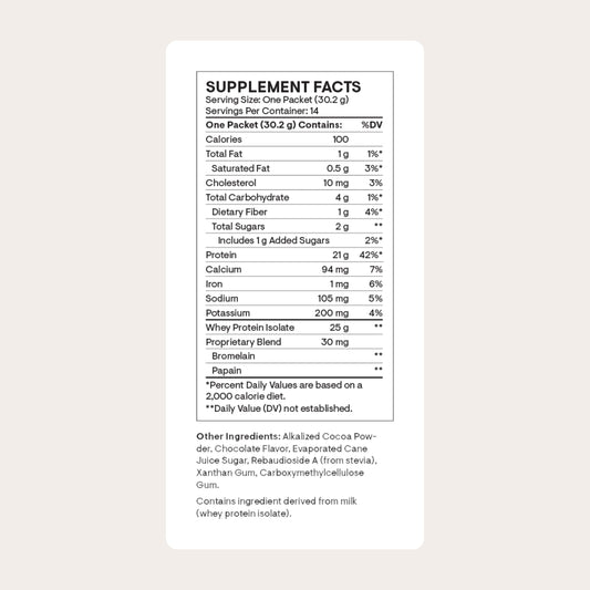THORNE Whey Protein Isolate scoop ready for quick shake