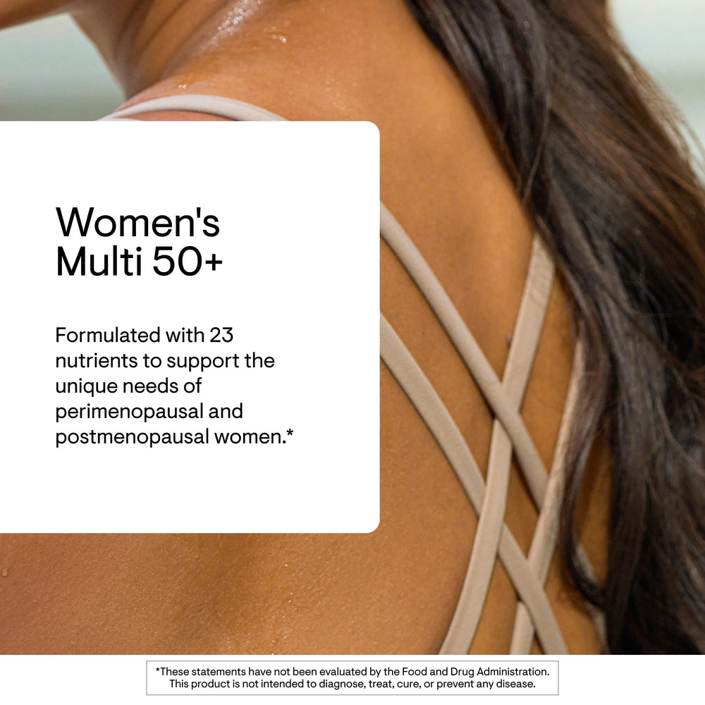 THORNE Women's Multi 50+ bottle and box signaling trusted third-party testing