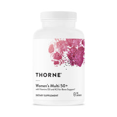 THORNE Women's Multi 50+ bottle for daily wellness support