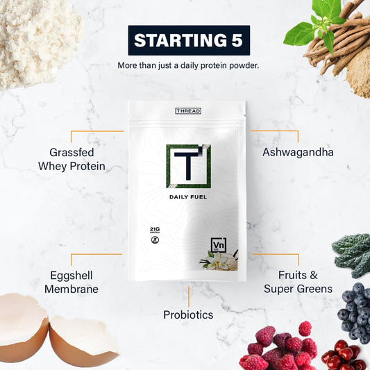 THREAD Performance Daily Fuel shaker with prepared shake for busy school days.