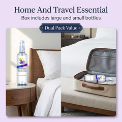 Three Drops of Life linen spray bedding aroma refreshes sheets and blankets.