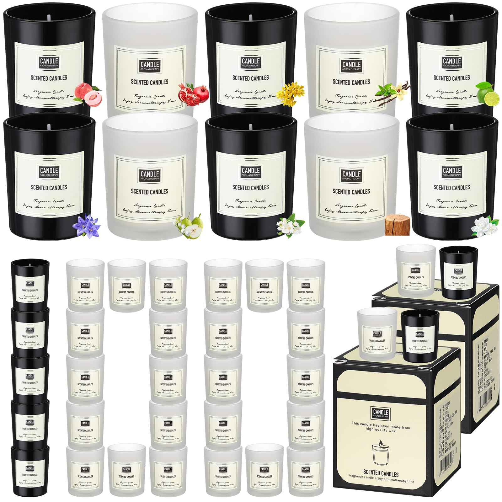 Threlaco candles variety pack for cozy home ambiance and gifts.