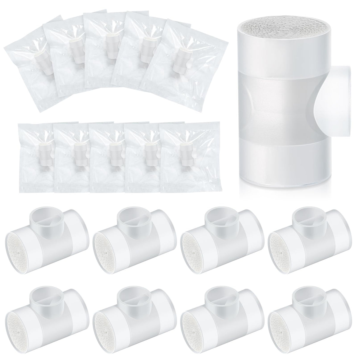 Threlaco tracheostomy HME in individual packaging for purity and convenience.