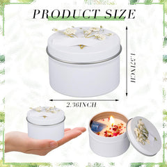 Threlaco reusable iron cans for stylish post-burn storage