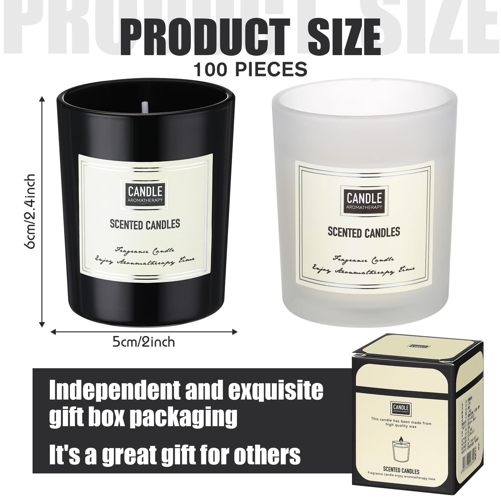Threlaco soy wax candles with a clean, safe burn.