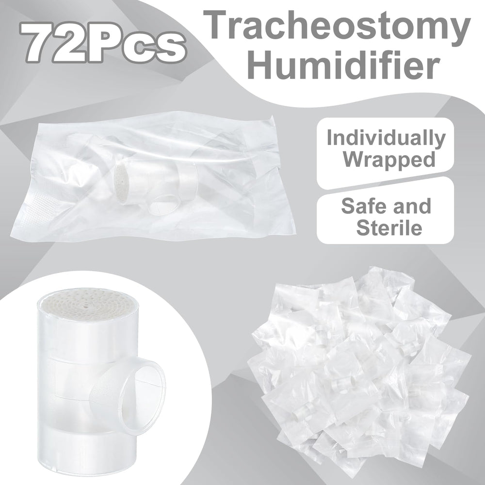 Threlaco HME unit with clear shell showing moisture and heat exchange in action.