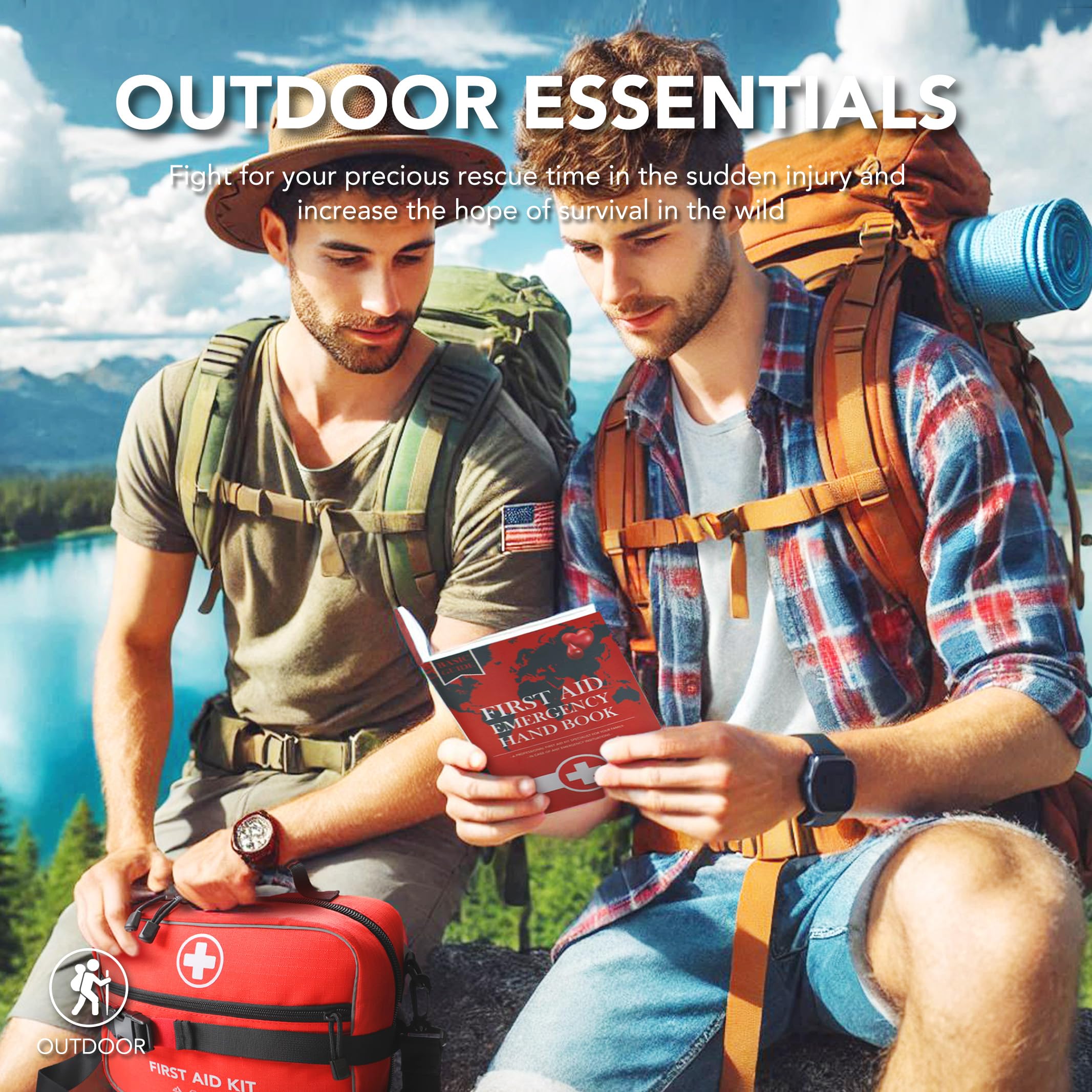 THRIAID waterproof durable fabric protects contents in rain and travel.