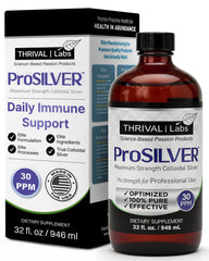 Thrival Labs ProSILVER bottle front view for easy daily use