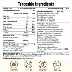 ThrivyThystle probiotic blend label hints at gut-friendly support within the formula.