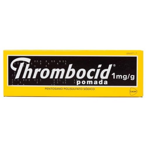 Thrombocid ointment applied to skin for topical use