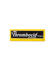Thrombocid packaging box image highlighting the 60 g tube