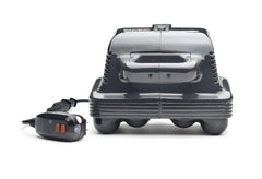 Thumper massager delivering deep tissue, full-body massage for a horse.