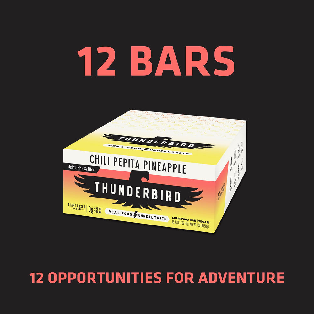 Thunderbird Bars bar-in-hand ready for trail or gym.