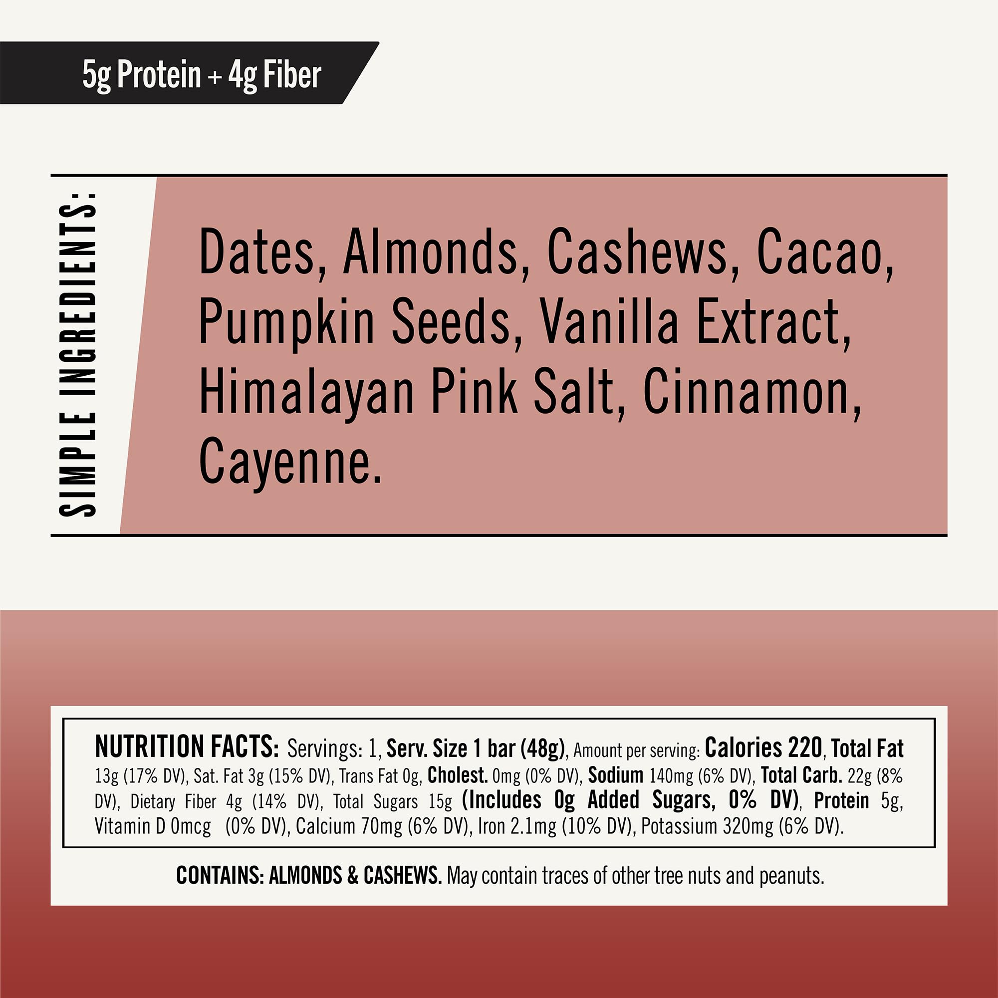 Thunderbird Bars ingredients spread shows dates, nuts, chia for natural energy and satisfaction.