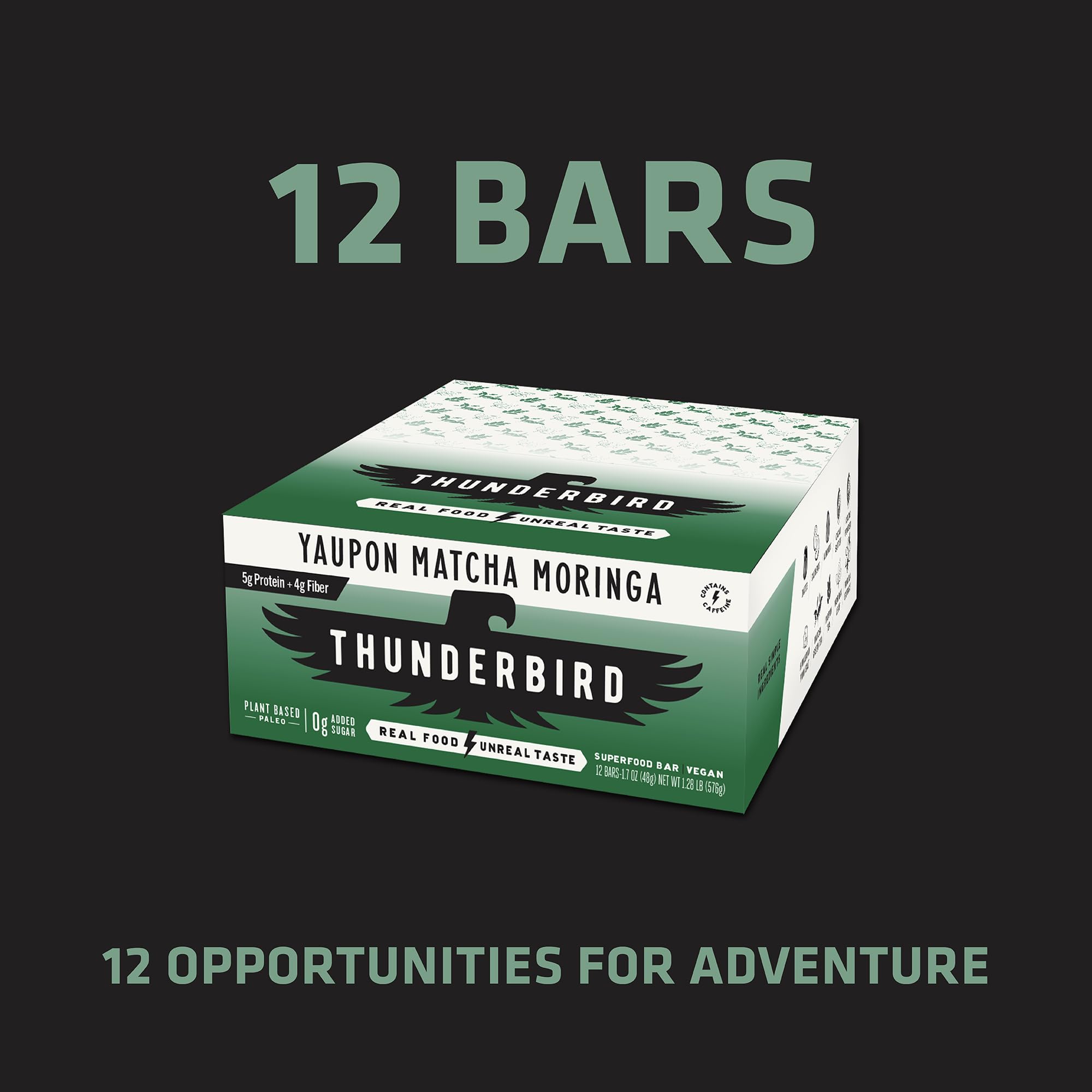 Family-friendly Thunderbird Real Food Bars pack for kids and adults