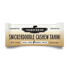 Thunderbird Snickerdoodle Cashew Tahini Bar pack for on-the-go energy.