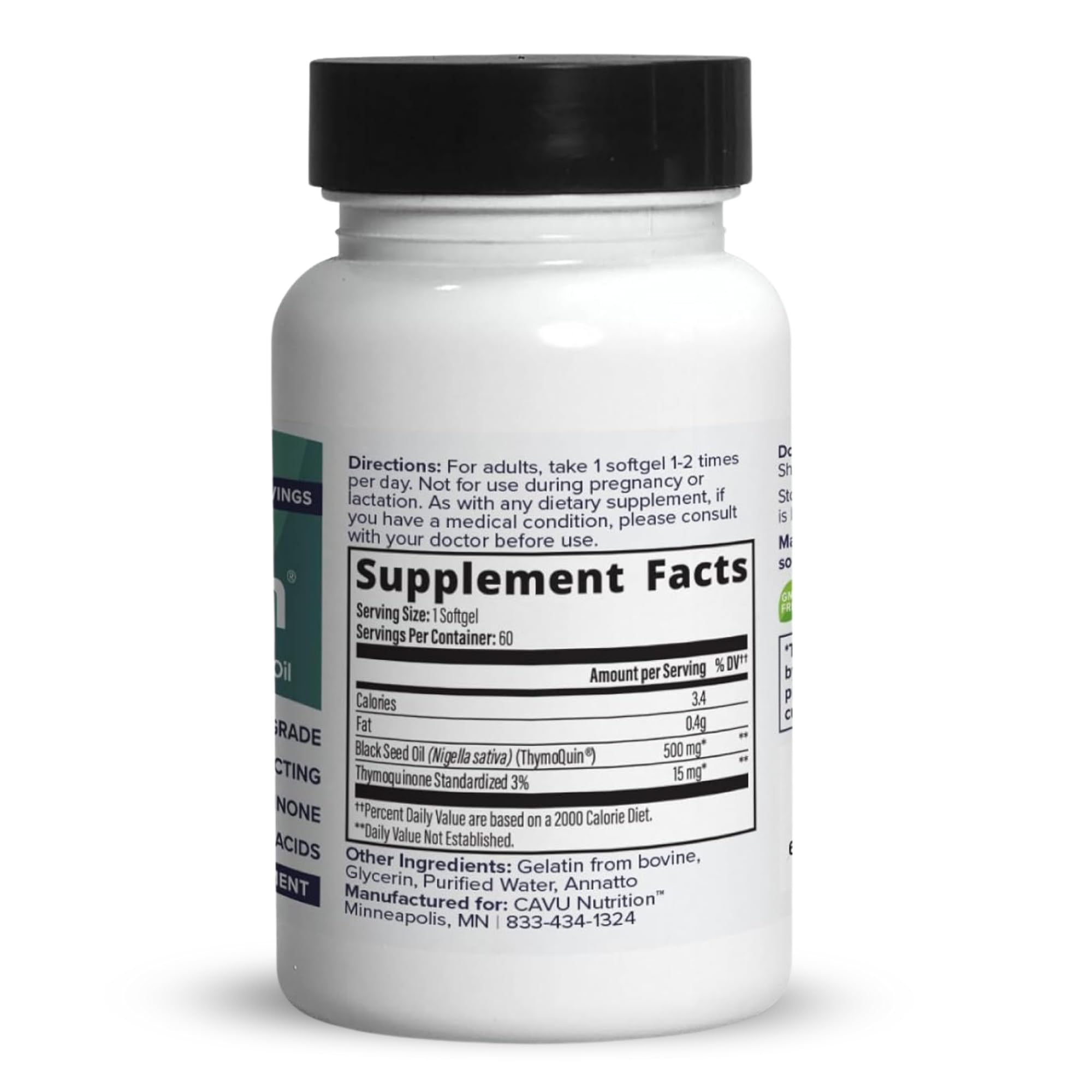 Softgel capsules poured from bottle for convenient daily use.