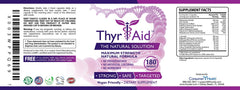 ThyrAid capsules close-up, easy-to-take capsules for ongoing thyroid support.
